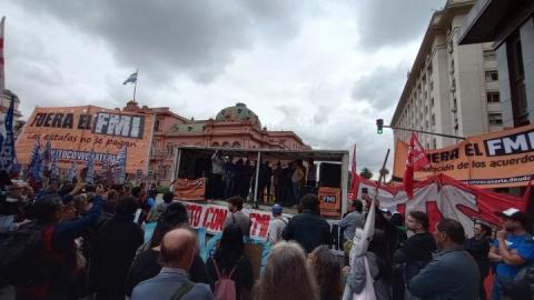 Jornada de lucha contra el FMI