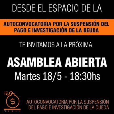 Asamblea abierta contra la deuda