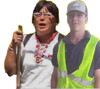 Viviana Toros y Maxi Torres