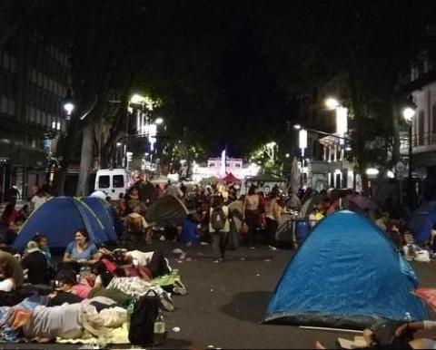 Movilización de desocupados en CABA