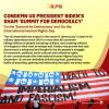 Condenemos la "Cumbre por la Democracia" del presidente estadounidense Biden